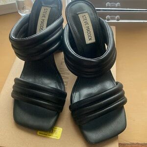 Black Steve Madden Tahani Heels
